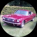 Red Mustang 1976