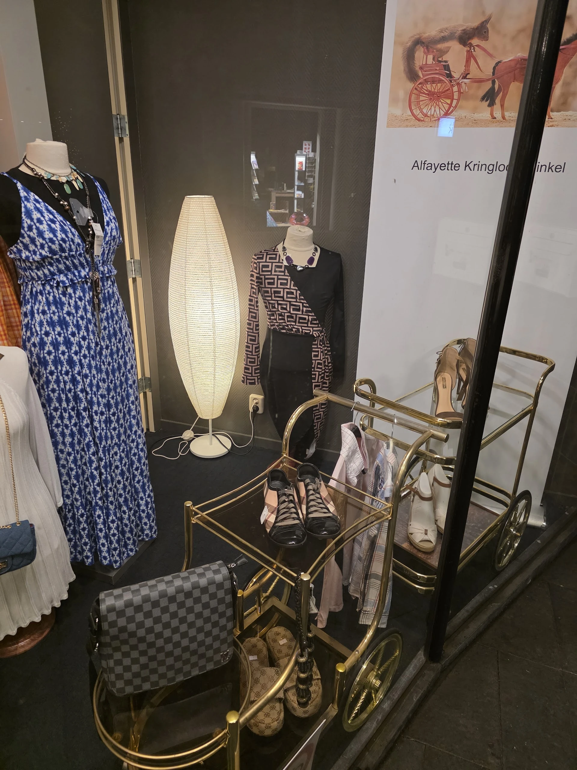 Alfayette Kringloop Winkel in Goor met tweedehands boeken, huishoudelijke apparaten en kleding