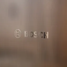 Bosch-logo met rond symbool op neutrale achtergrond