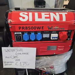 Rode Silent PR8500WE aggregaat van Walter Stahl met prijskaartje €175 voor gebruikt exemplaar