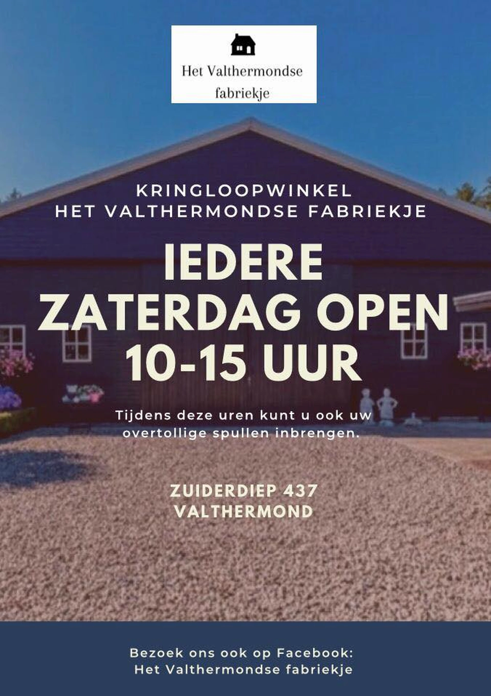 Kringloopwinkel Kringloopwinkel Het Valthermondse fabriekje in Valthermond