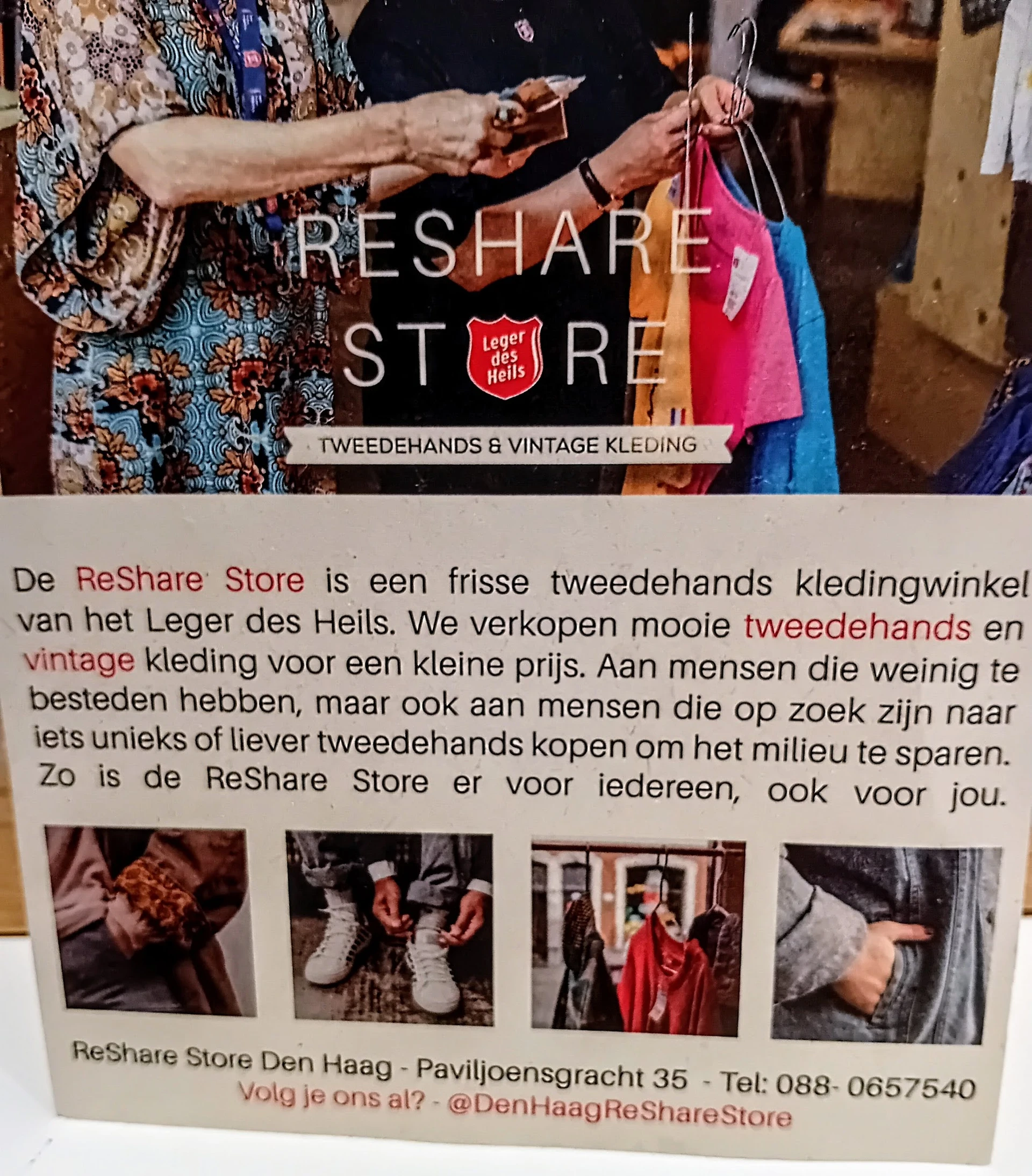 Bezoeker foto van Kringloopwinkel Kledingboetiek in Den Haag