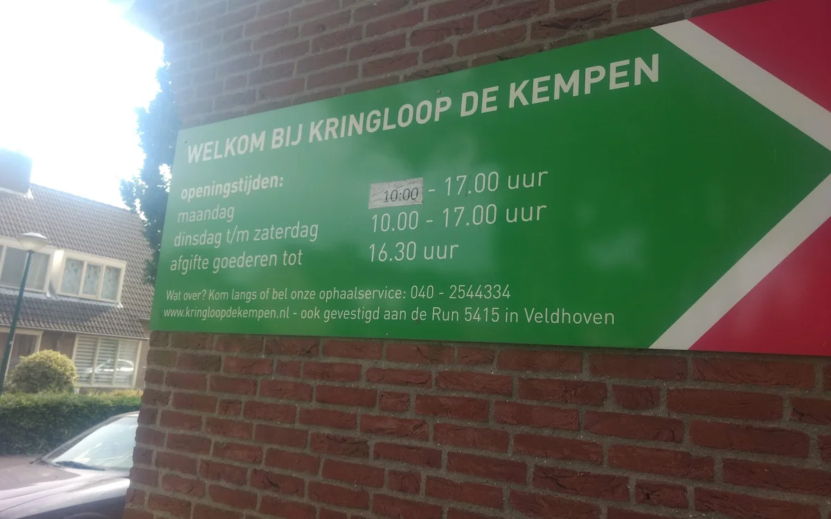 Kringloopwinkel Kringloop de Kempen in Bergeijk