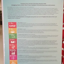 Schermafbeelding met SDG-doelstellingen en beschrijvende tekst