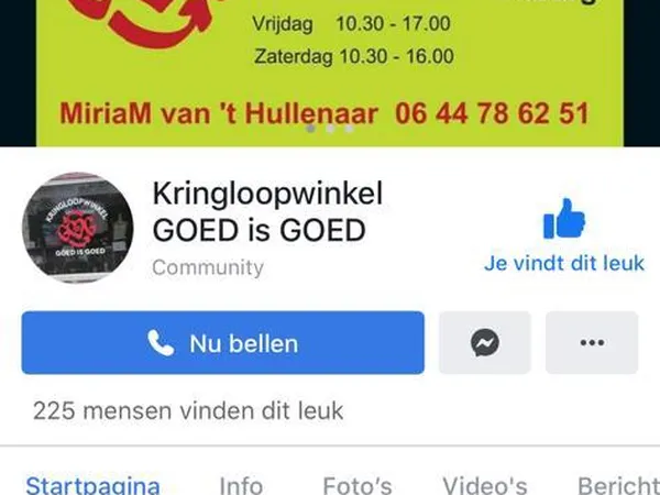 Foto gedeeld door eigenaar van Kringloopwinkel Goed Is Goed in Tilburg