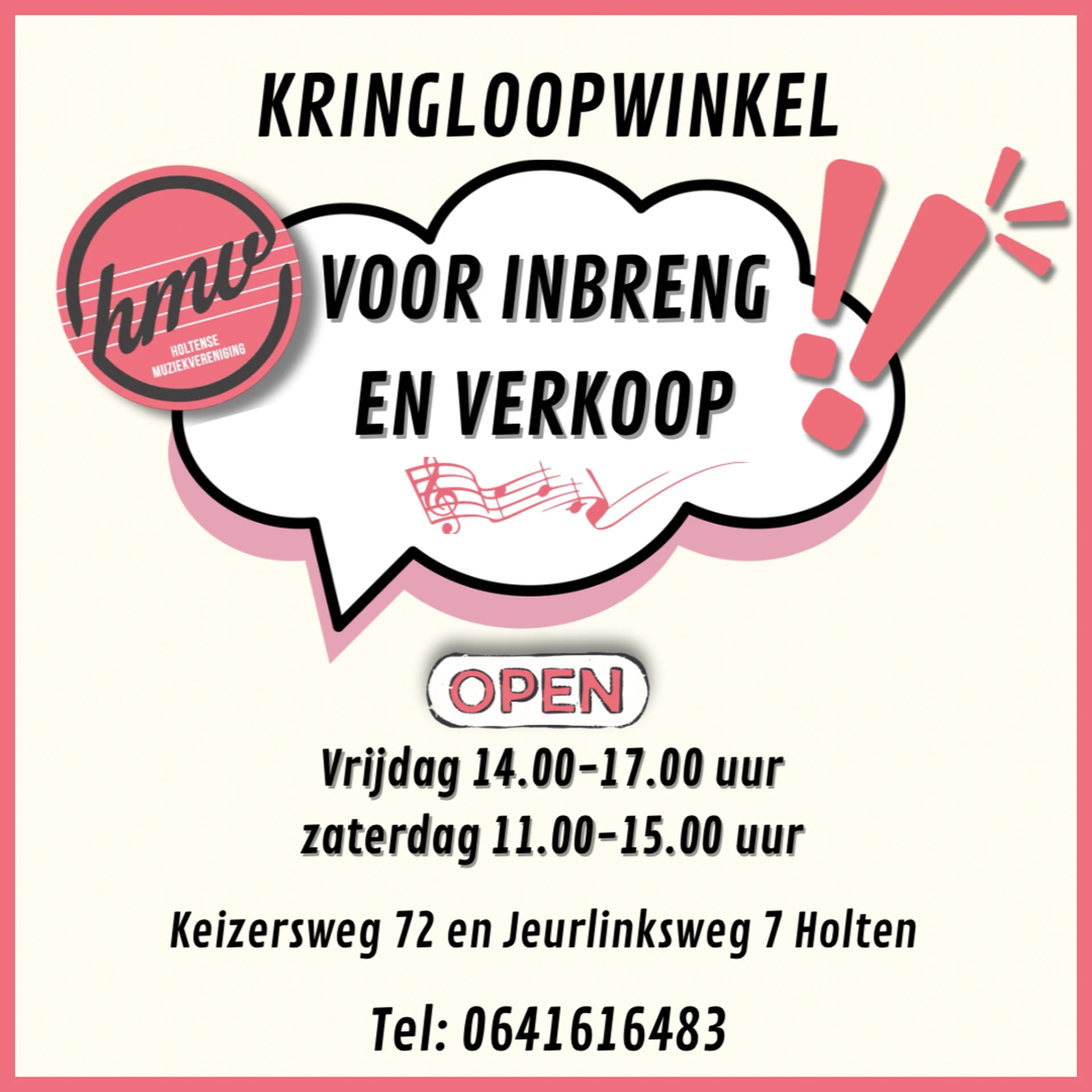 Kringloopwinkel Kringloopwinkel HMV Holten in Holten