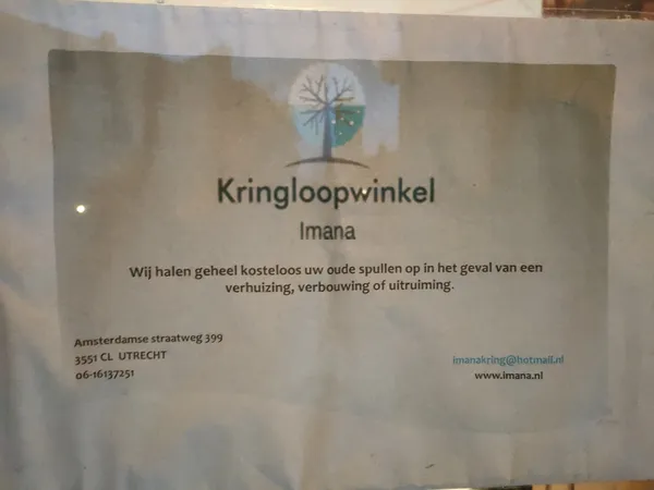 Kringloopwinkel Kringloopwinkel Imana in Utrecht