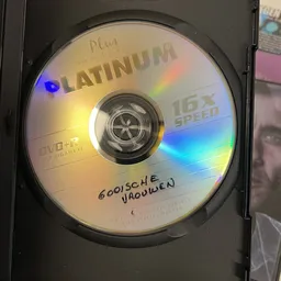 DVD-R Platinum schijf met handgeschreven opschrift 'Gooische Hondjes'
