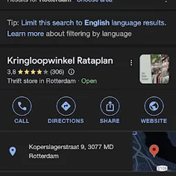 Bezoeker foto van Kringloopwinkel RataPlan Rotterdam in Rotterdam