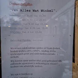 Bezoeker foto van Kringloopwinkel Van Alles Wat in Baarn