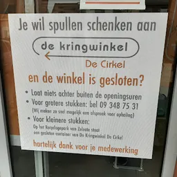 Bezoeker foto van Kringloopwinkel Kringwinkel De Cirkel Zelzate in Zelzate