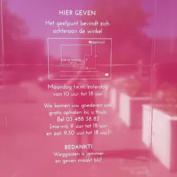 Bezoeker foto van Kringloopwinkel Kringwinkel Opnieuw & Co vzw in Lier