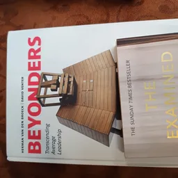 Boekcover 'Beyonders' van Herman van der Kerckhof met afbeelding van houten constructie