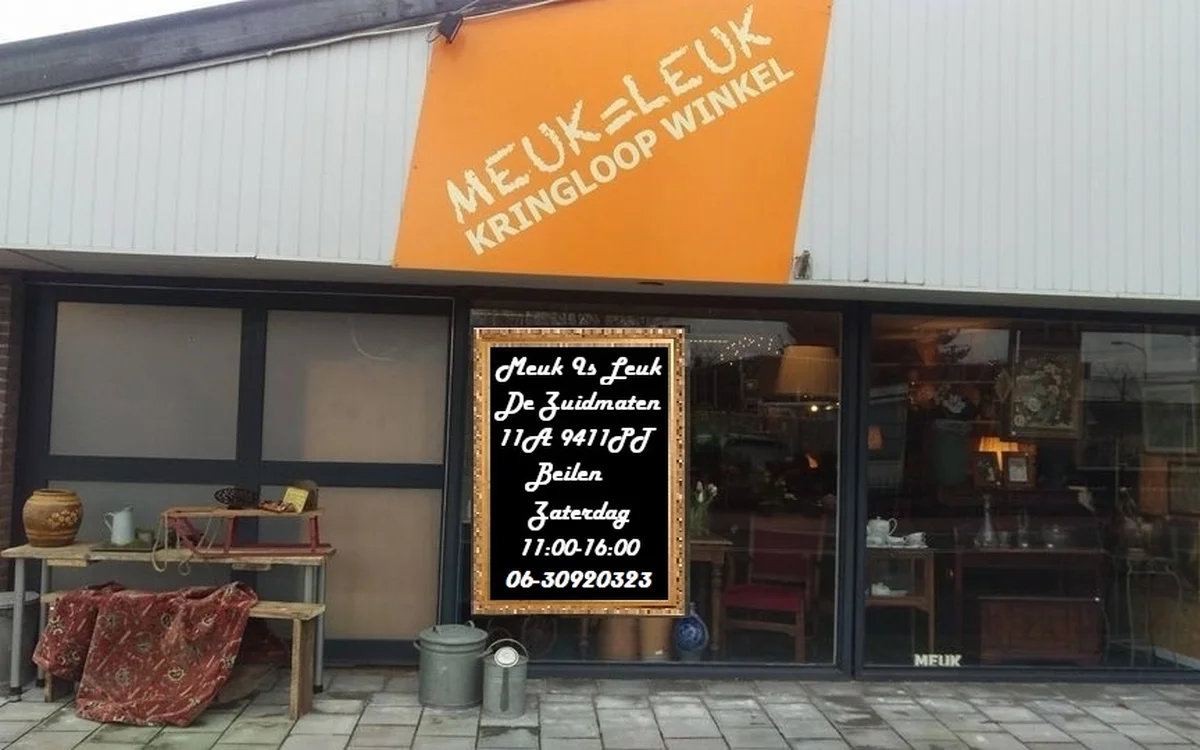 Kringloopwinkel Kringloopwinkel Meuk is Leuk in Beilen