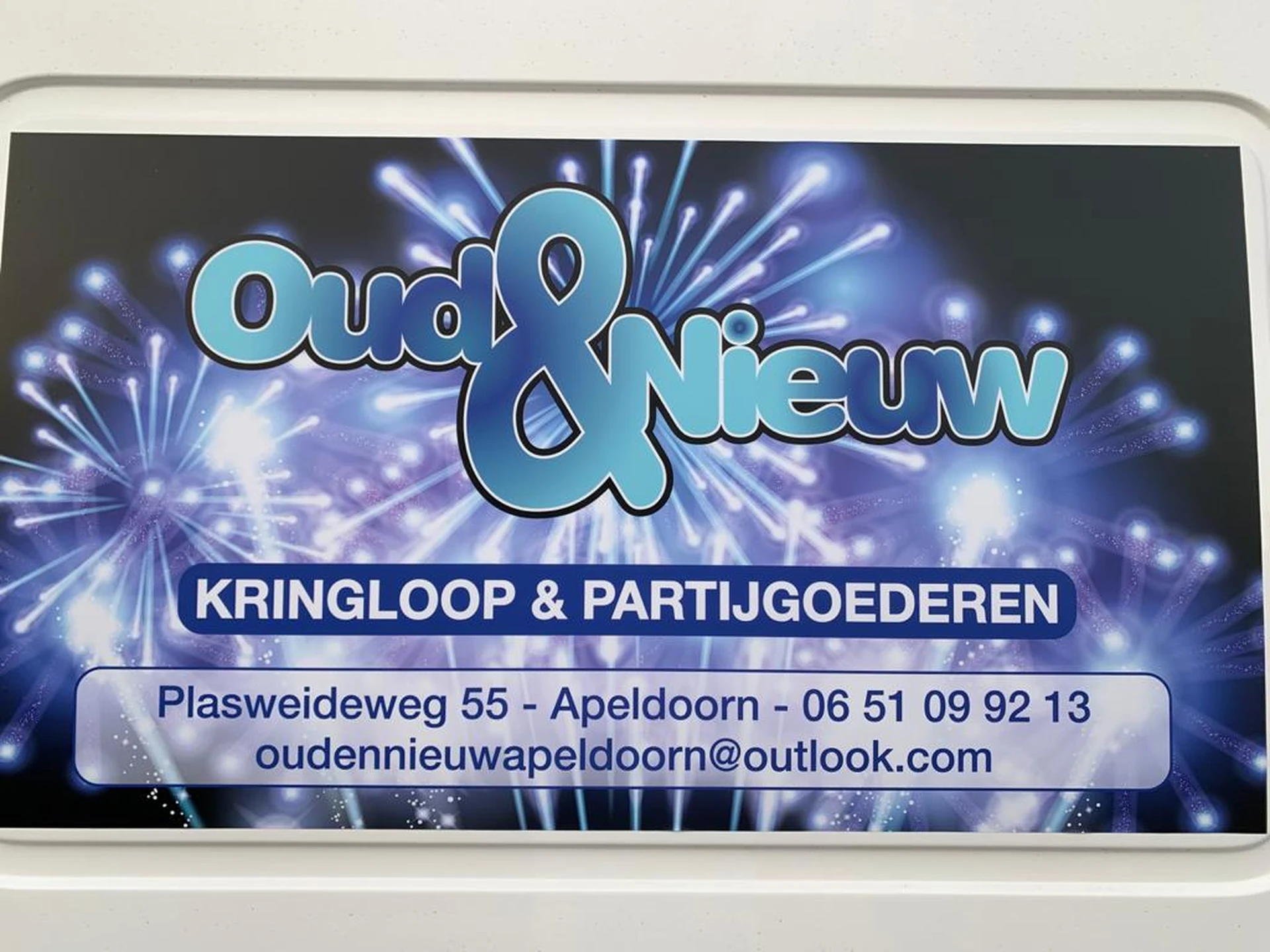 Kringloopwinkel Oud & nieuw in Wenum-Wiesel met tweedehands boeken, elektronica en kleding