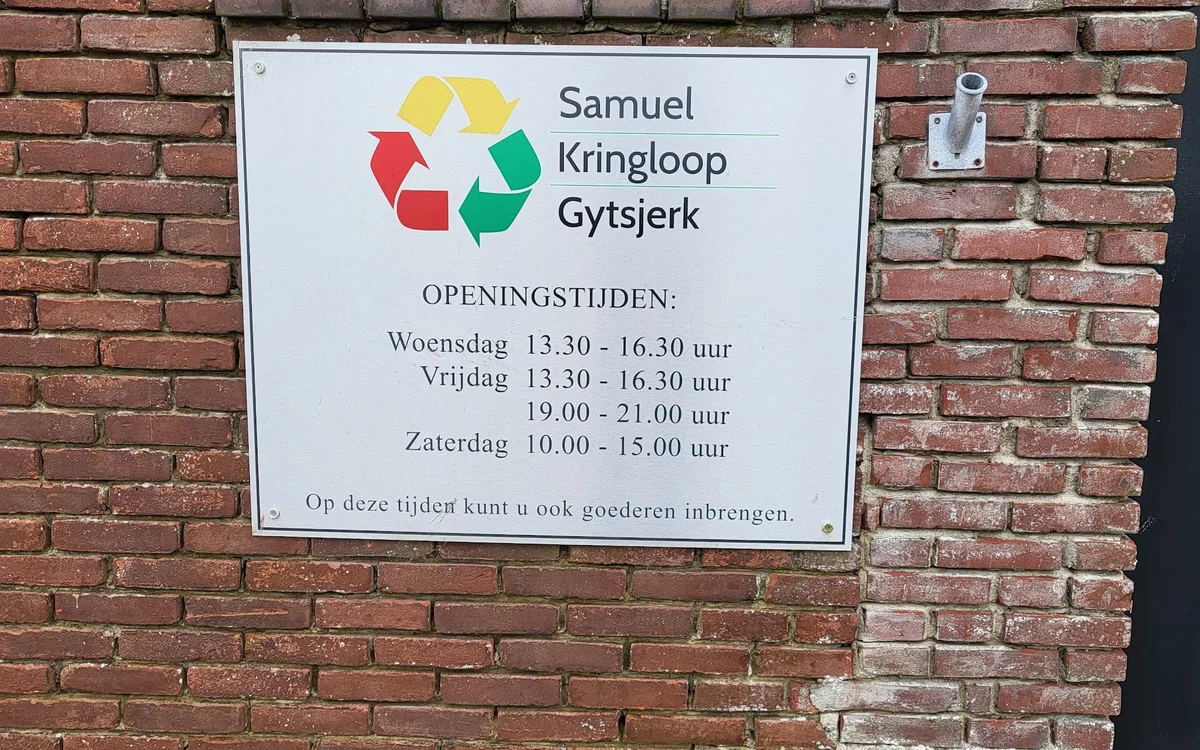 Kringloopwinkel Samuel Kringloop Gytsjerk in Gytsjerk