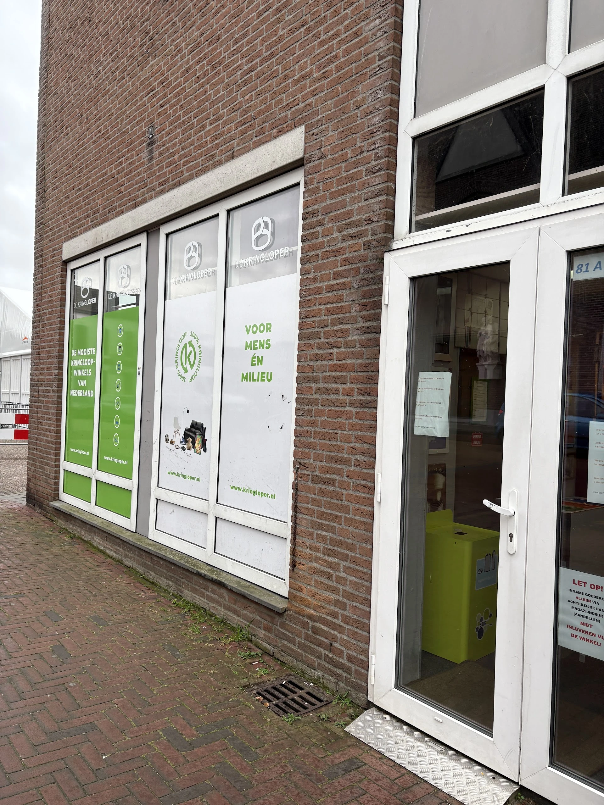 Kringloopwinkel Kringloopwinkel Stichting De Kringloper in Steenbergen