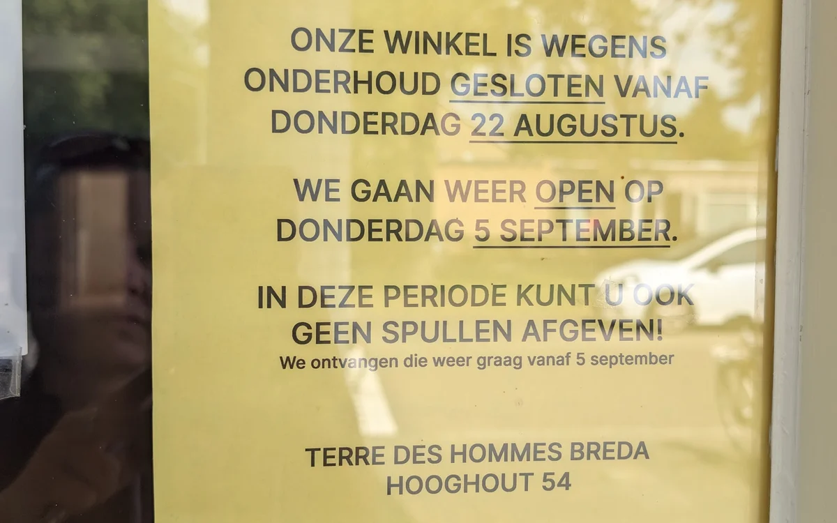 Kringloopwinkel Kringloopwinkel Terre des Hommes winkel Breda in Breda
