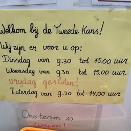 Bezoeker foto van Kringloopwinkel Tweede Kans in Rozenburg